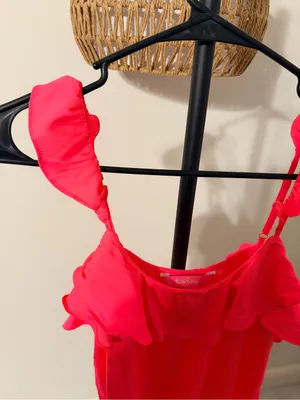 Lilly Pulitzer Hot Pink Ruffle Strap Camisole thumbnail 2