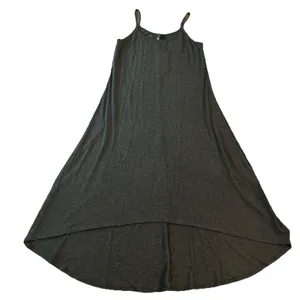 City Lights San Francisco‎ Maxi Dress Large Charcoal Made In USA thumbnail 1