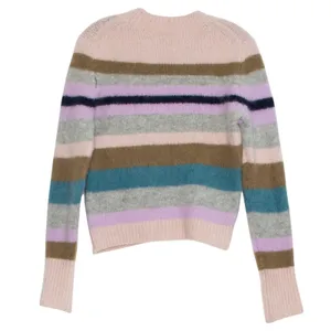 Point Sur J Crew Sweater Alpaca Merino Wool ASO Cottage Preppy Stripe Medium thumbnail 2