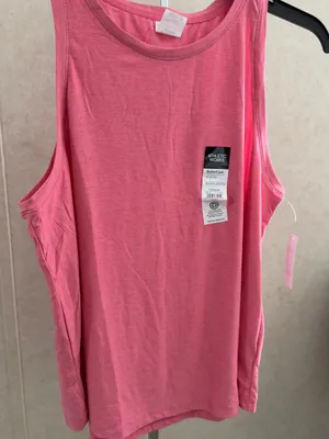 Athletic Works Pink Scoop Neck Tank Top thumbnail 2