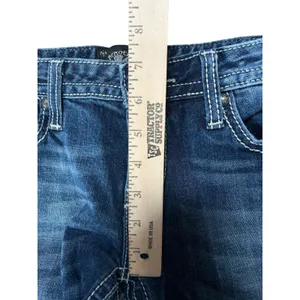 Rock For Express Y2K‎ Jeans Womens Size 6R Boot Cut Dark Wash Denim Embellished thumbnail 10