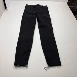 Spanx Distressed Jegging‎ Womens Size XS Black Pull On Raw Hem Slimming Skinny thumbnail 11