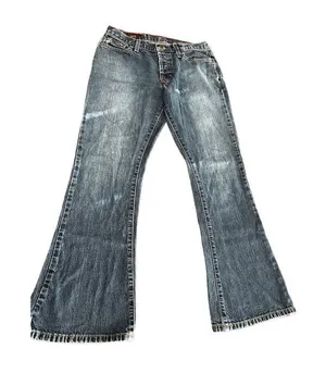 Vintage Abercrombie & Fitch 1892 Low Rise Bootcut Flare Jeans 25S 100% Cotton thumbnail 1