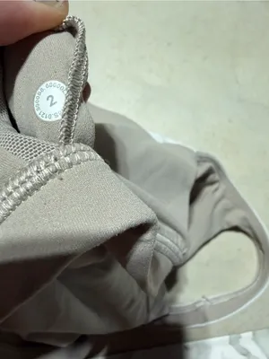 Lululemon White align Cropped Tank Top Bra 2 thumbnail 9
