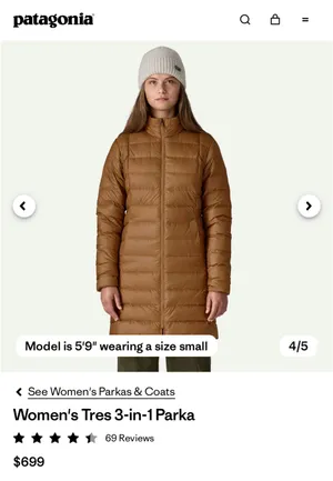Patagonia Tres 3-in-1 Parka thumbnail 5