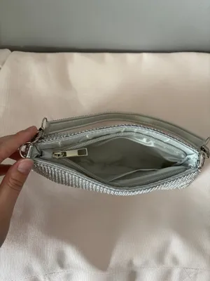 Silver Beaded Handbag thumbnail 2