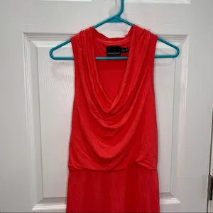 Cynthia‎ Rowley drape front fitted bottom dress SM thumbnail 2