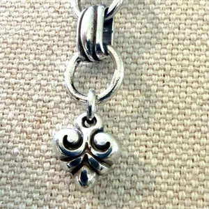 Brighton Tribeca Silver Tone Adjustable Choker Necklace Scroll Link Necklace thumbnail 5