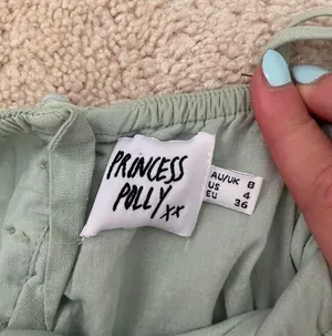 Green Princess Polly Empress of Love Mini Dress Sage thumbnail 3