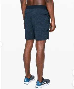 Lululemon T.H.E. Short Lined 9” Heather Blue Navy Size Large thumbnail 2
