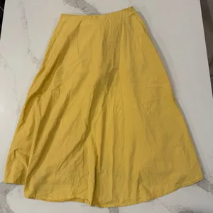 Free People Diggin This Skort High Rise Shorts Midi Skirt Women’s Small Yellow thumbnail 12