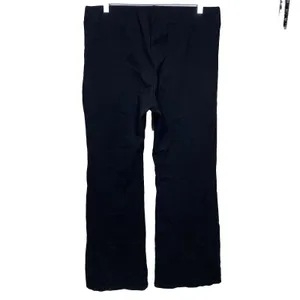 Primark Flared Leggings Womens 12 Black Front‎ Seam Detail Stretch Bell Bottom thumbnail 4