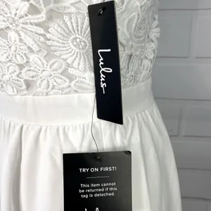 Lulus Lovers Game Skater Dress Size Medium NWT thumbnail 9