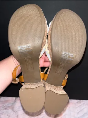 NWOB Reaction Kenneth Cole Reeva Platform Block Heel Sandals Size 7.5 thumbnail 7