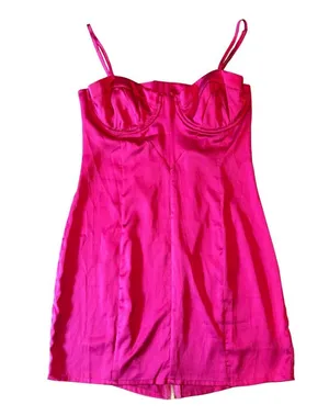 For Love & Lemons Isabella Bustier Mini Dress – Red – L (Runs Small) thumbnail 2