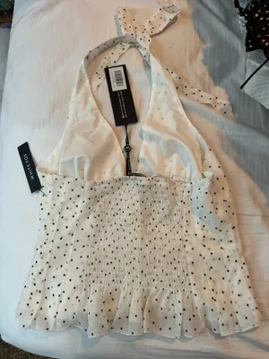 White fox polka dot set thumbnail 3