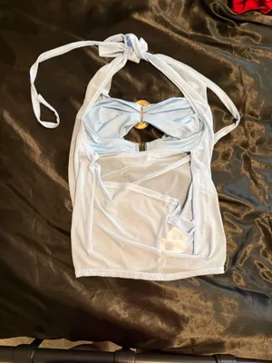 Shein Halter Backless Tie Top thumbnail 2