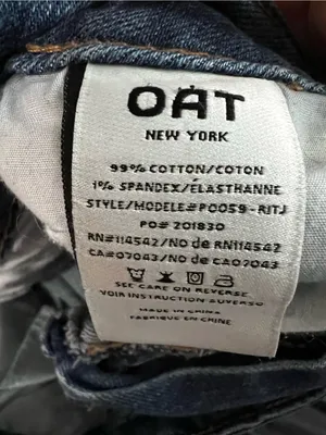 OAT New York High Rise Bootcut Trouser Denim Jeans thumbnail 12