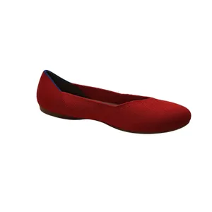 Rothys The Driver Red Knit Driving Moccasin Loafers Flats Womens 9 thumbnail 8
