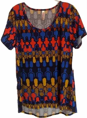 Lularoe Classic T‎ Shirt Large Multicolored thumbnail 1