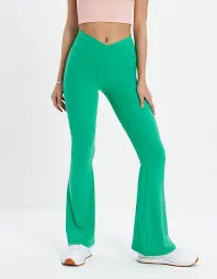 Aerie Crossover Leggings Flare thumbnail 3