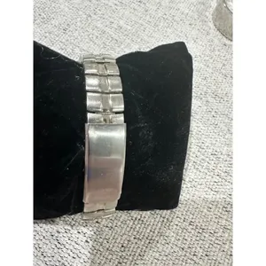 Milan Quartz Watch‎ Silver Tone Stainless Steel Day Date Indicator thumbnail 8