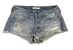 Hollister Mid-Rise Jeans Shorts SZ 27 thumbnail 1