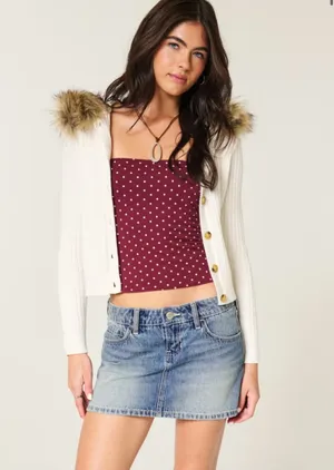 Hollister Low-Rise Mini Skirt thumbnail 1