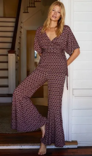 Anthropologie Bonnie Wide-Leg Trouser Set (Top Only) thumbnail 1