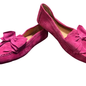 UGG Leather Fuchsia Pink Leather Bow Flats US 6 women’s thumbnail 8