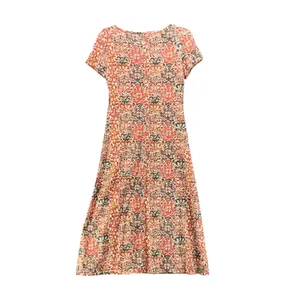 Peruvian Connection Midi Orange‎ Dress thumbnail 2