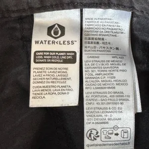 Levi's 94 Baggy Cargo Pants Gray‎ Women's 25x30 Utility Y2K Streetwear Grunge thumbnail 4
