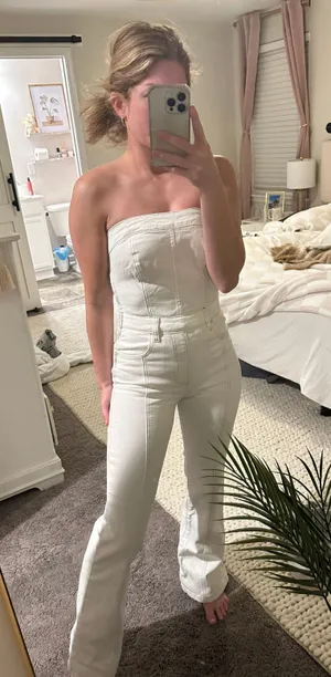 PacSun White Jumpsuit thumbnail 2