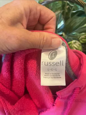 Auburn Pink Pullover Hoodie Size L thumbnail 8