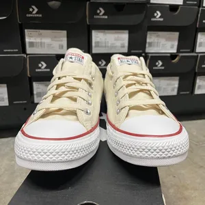 Converse Women's Cream and White Trainers thumbnail 3