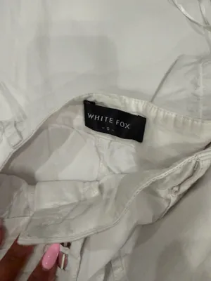 white fox cargo/lenin  pants  thumbnail 3