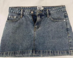 Princess Polly Denim Mini Skirt thumbnail 1