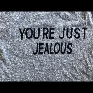 F21 you’re just jealous crop top Sz S thumbnail 7