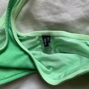 triangl swimwear Neon Lime Green Terry Bikini Set thumbnail 4
