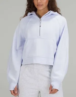 LULULEMON‎ Scuba Oversized Half-Zip Hoodie Blissful Blue Size XS/S thumbnail 1