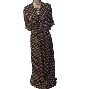 Sweet Pea For New York And Company Polka Dot Sheer Maxi Dress Size Small thumbnail 2