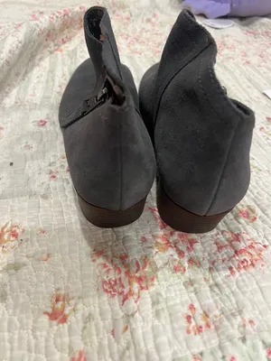 Lucky Brand Dark Gray Perforated Ankle Booties thumbnail 3