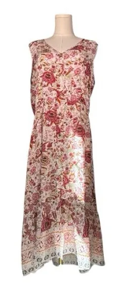 TEMOFON Floral‎ Patterned Fabric Pink Size XL thumbnail 1