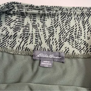 Eddie Bauer Skirt Athletic Pickleball Tennis Beach Travel Lounge Green Black thumbnail 2