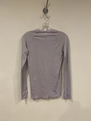 Lululemon Swiftly Tech Shirt Womens 6 Purple Long Sleeve Crewneck Running thumbnail 3