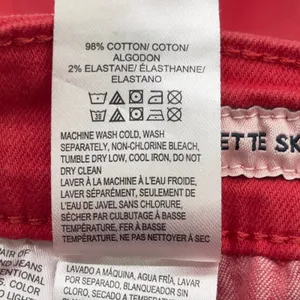 Lucky Brand Bridgette Skinny Jeans Women 6/28 Red‎ Stretch Ankle Indie Minimal thumbnail 12