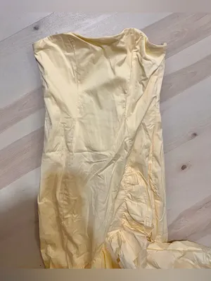 Babyboo NWT Women Small Angelina Maxi Dress in Lemon Princess Coquette Wedding thumbnail 11
