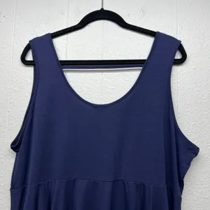 Venus Sleeveless Scoop Neck Babydoll Tank Top Women 2X Casual Minimalist Stretch thumbnail 6