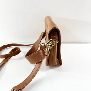 Madewell The Convertible Flap Leather Crossbody Bag Brown thumbnail 6