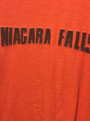 Niagara Falls Canada Vintage T Shirt X-Large Orange tee unisex thumbnail 3